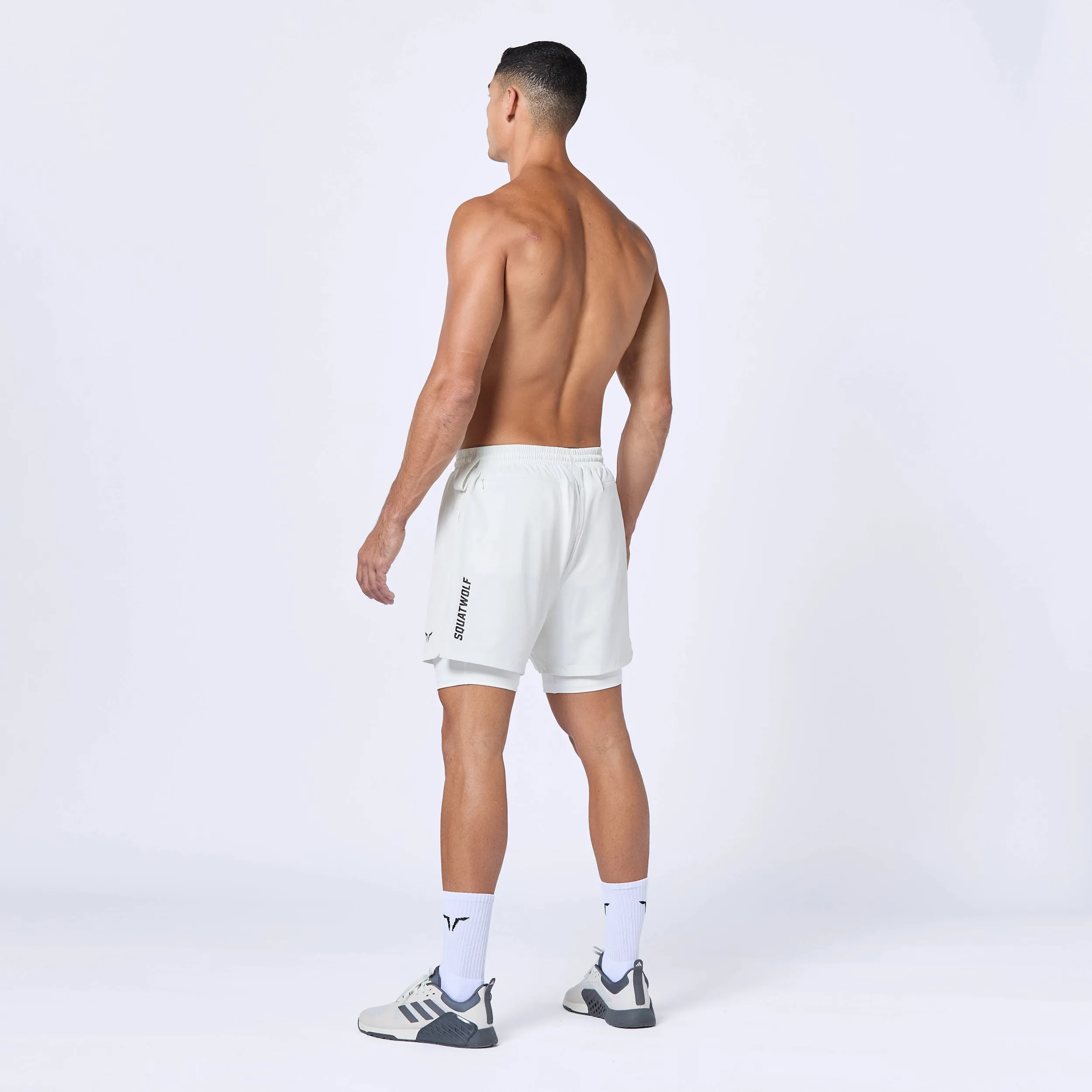 Essential 5" Pro 2-In-1 Shorts - Pearl White