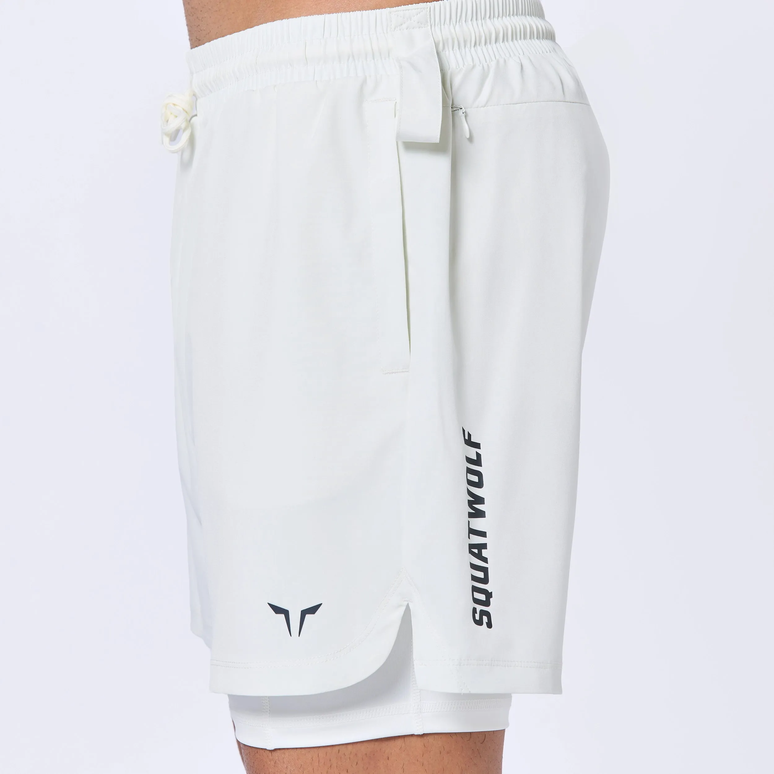 Essential 5" Pro 2-In-1 Shorts - Pearl White