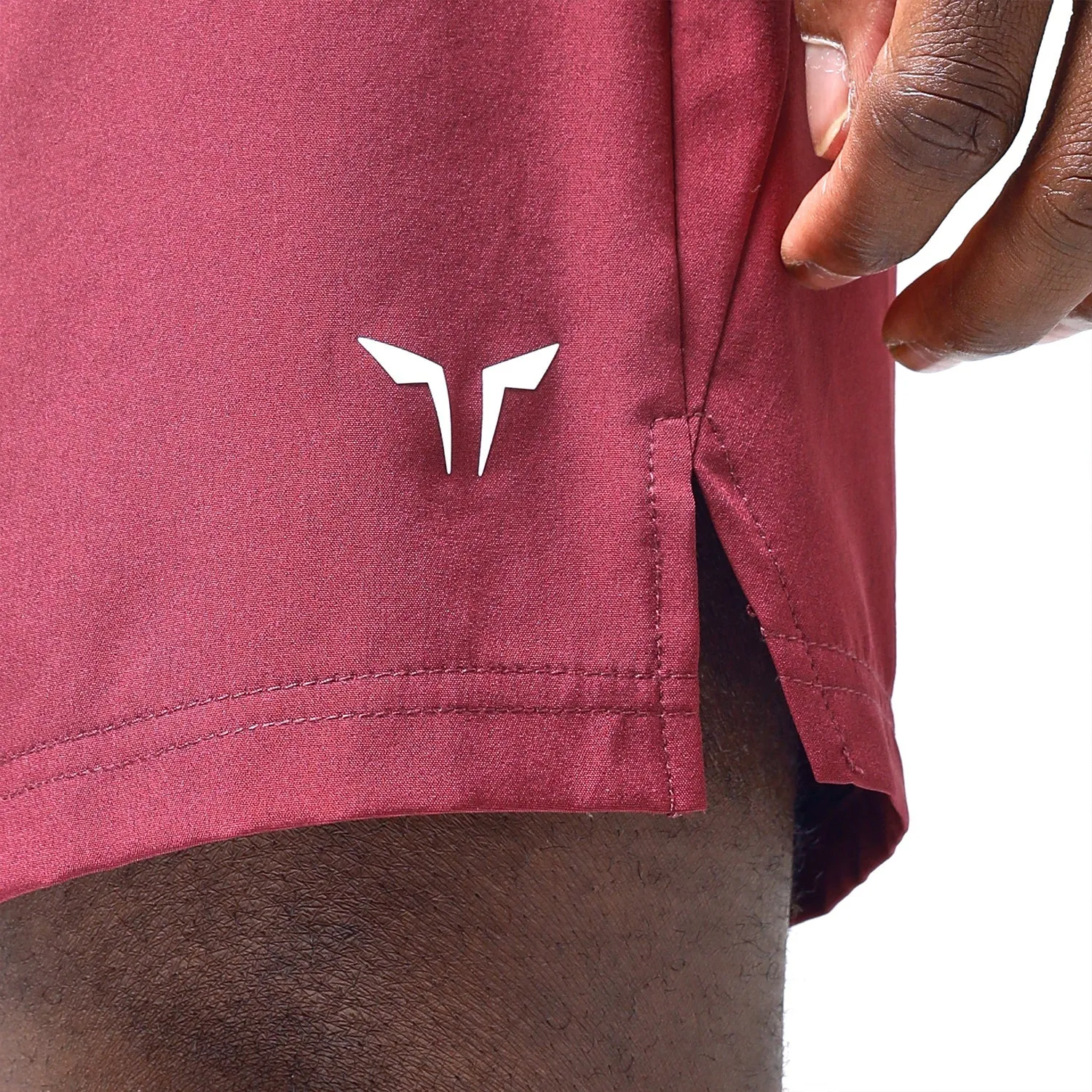 Essential 7 Inch Shorts - Burgundy