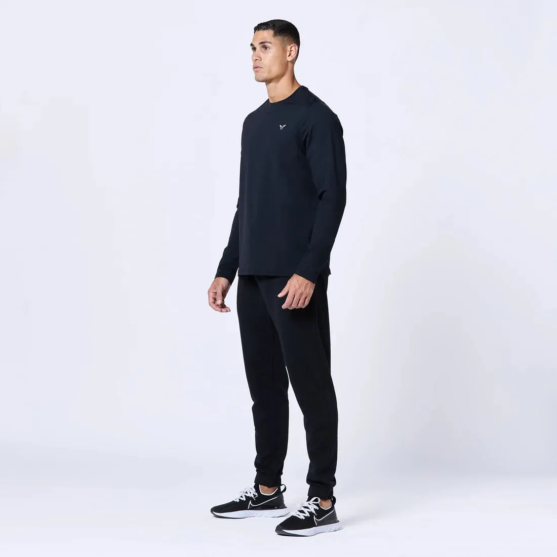 Essential Active Full Sleeves Tee - Black