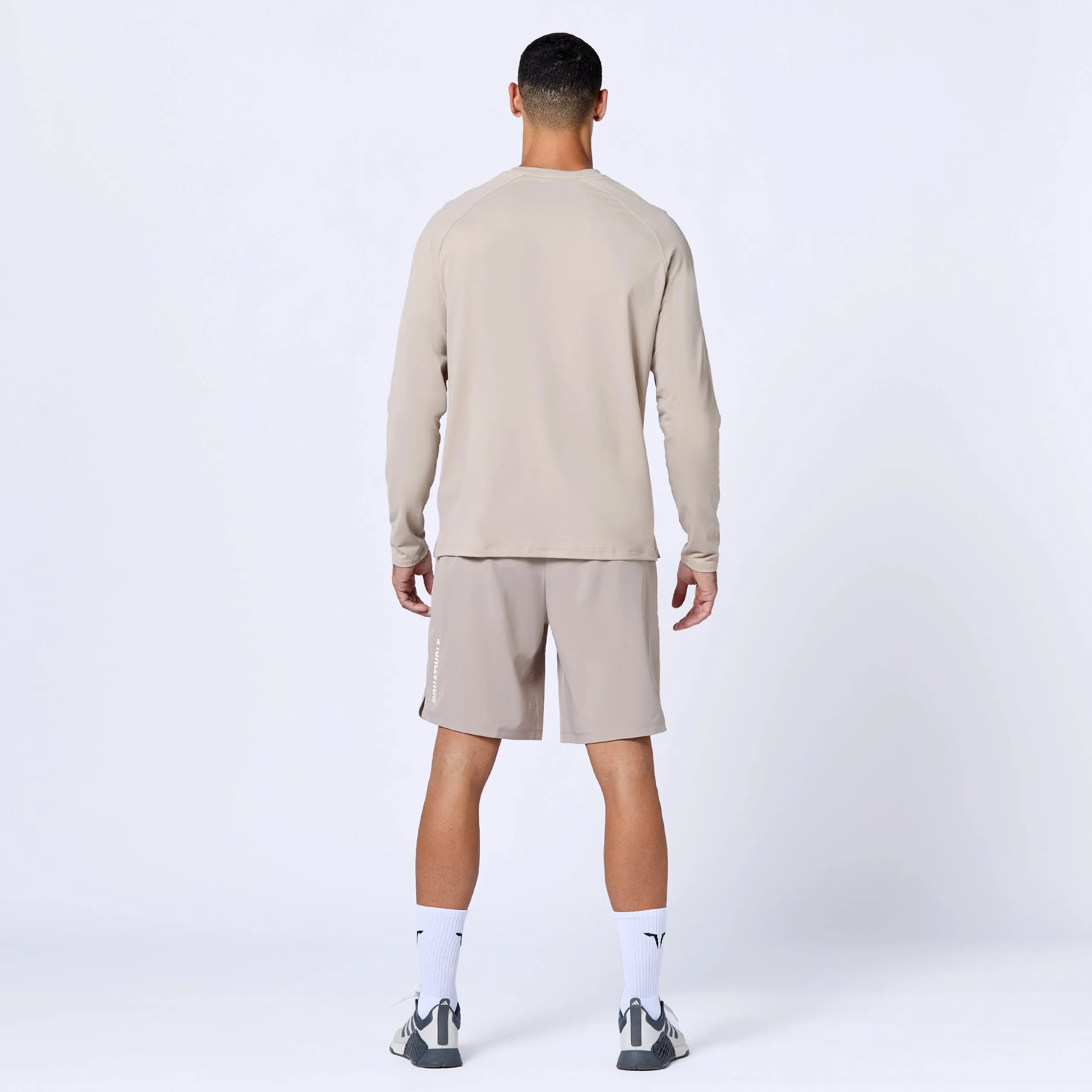 Essential Active Full Sleeves Tee - Cobblestone