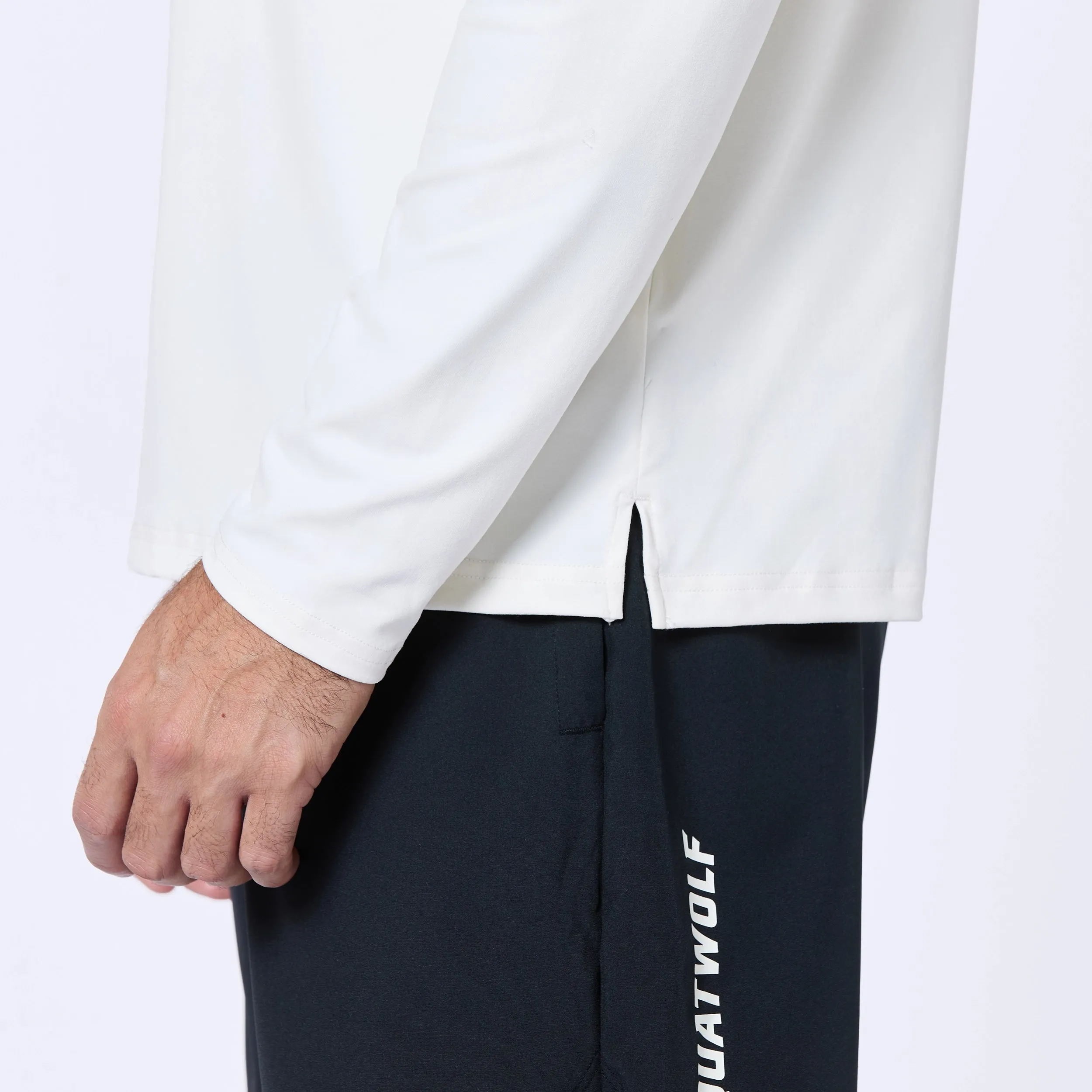 Essential Active Full Sleeves Tee - Pearl White