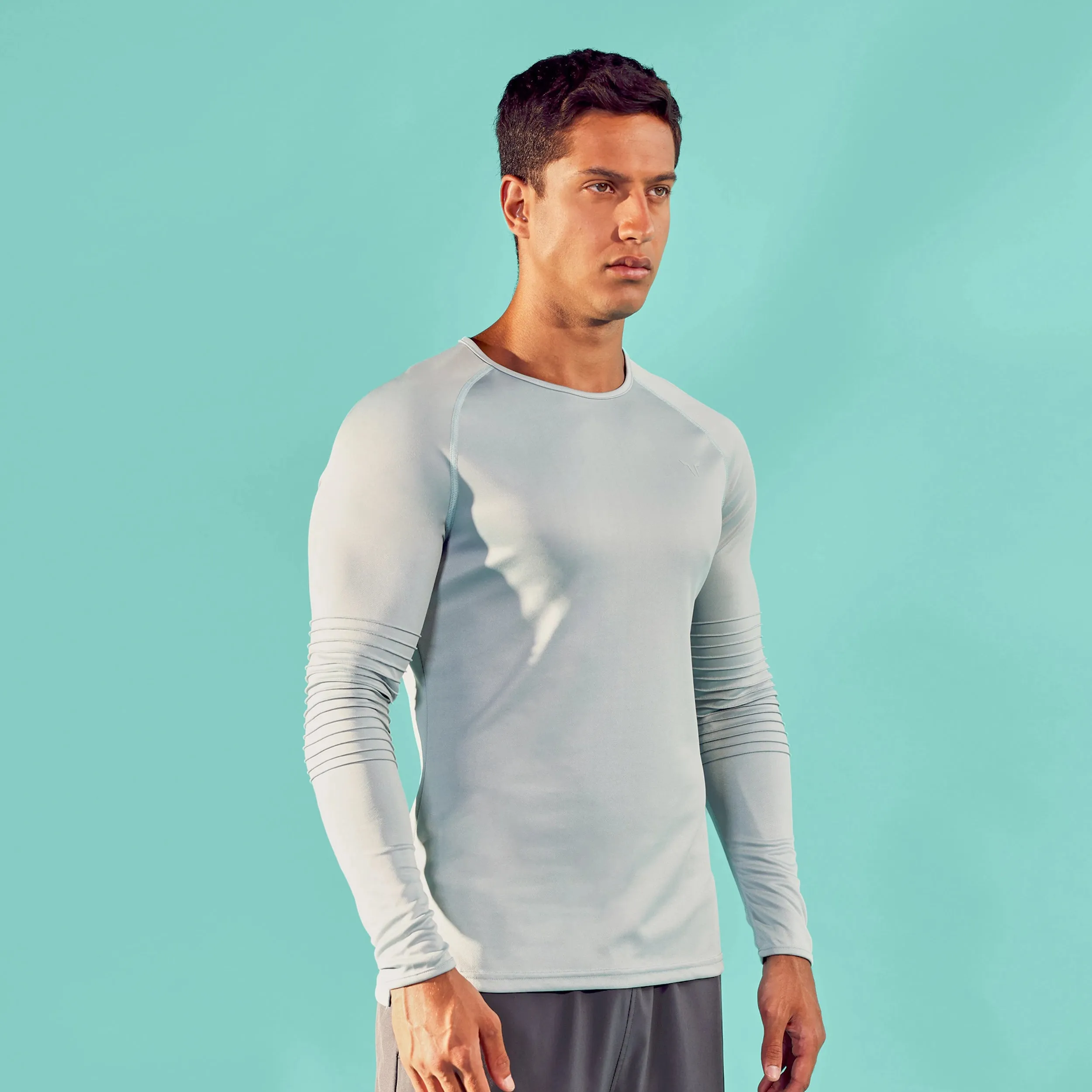 Essential Agility Long Sleeves Tee - Grey Mist