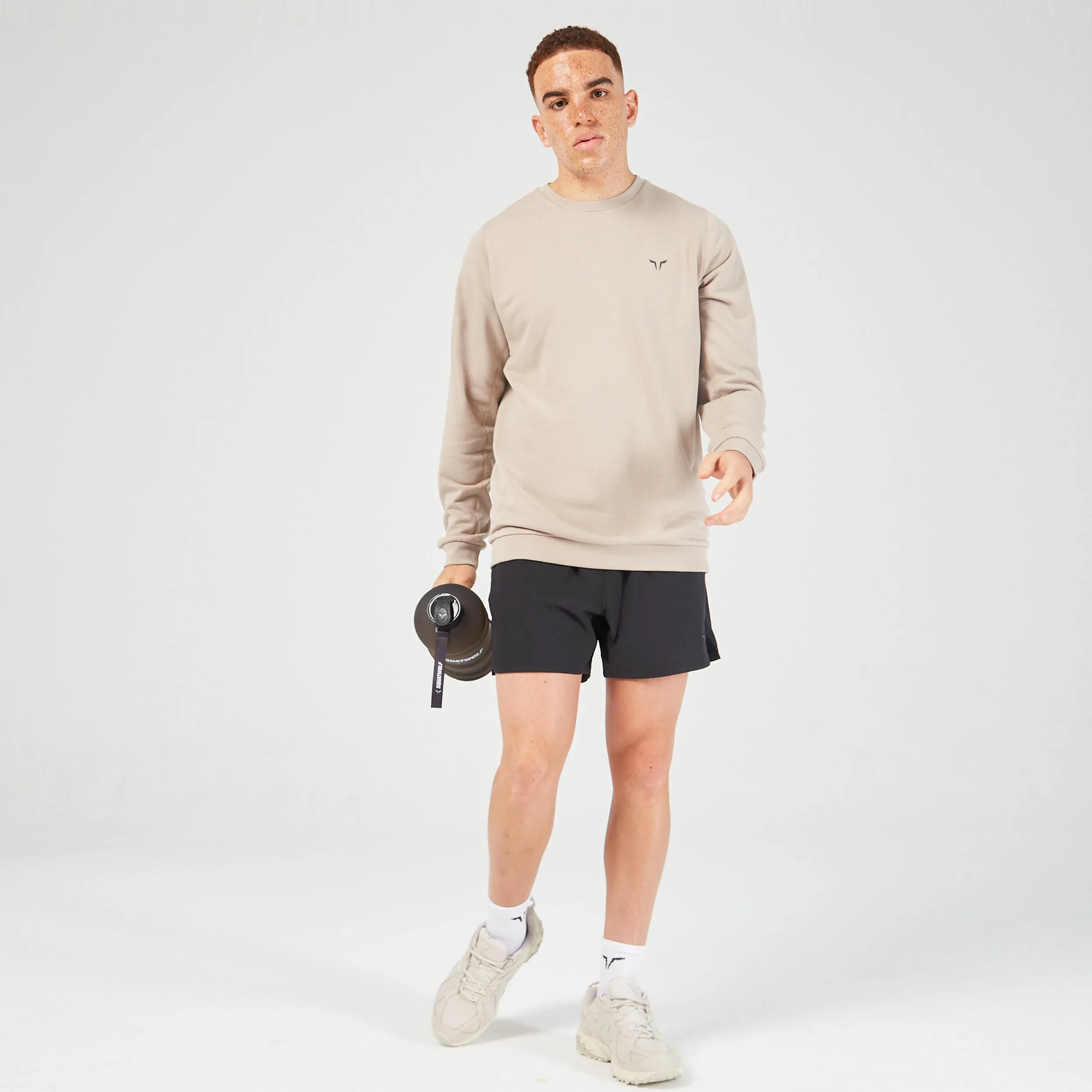 Essential Crew Neck Sweatshirt - Cobblestone