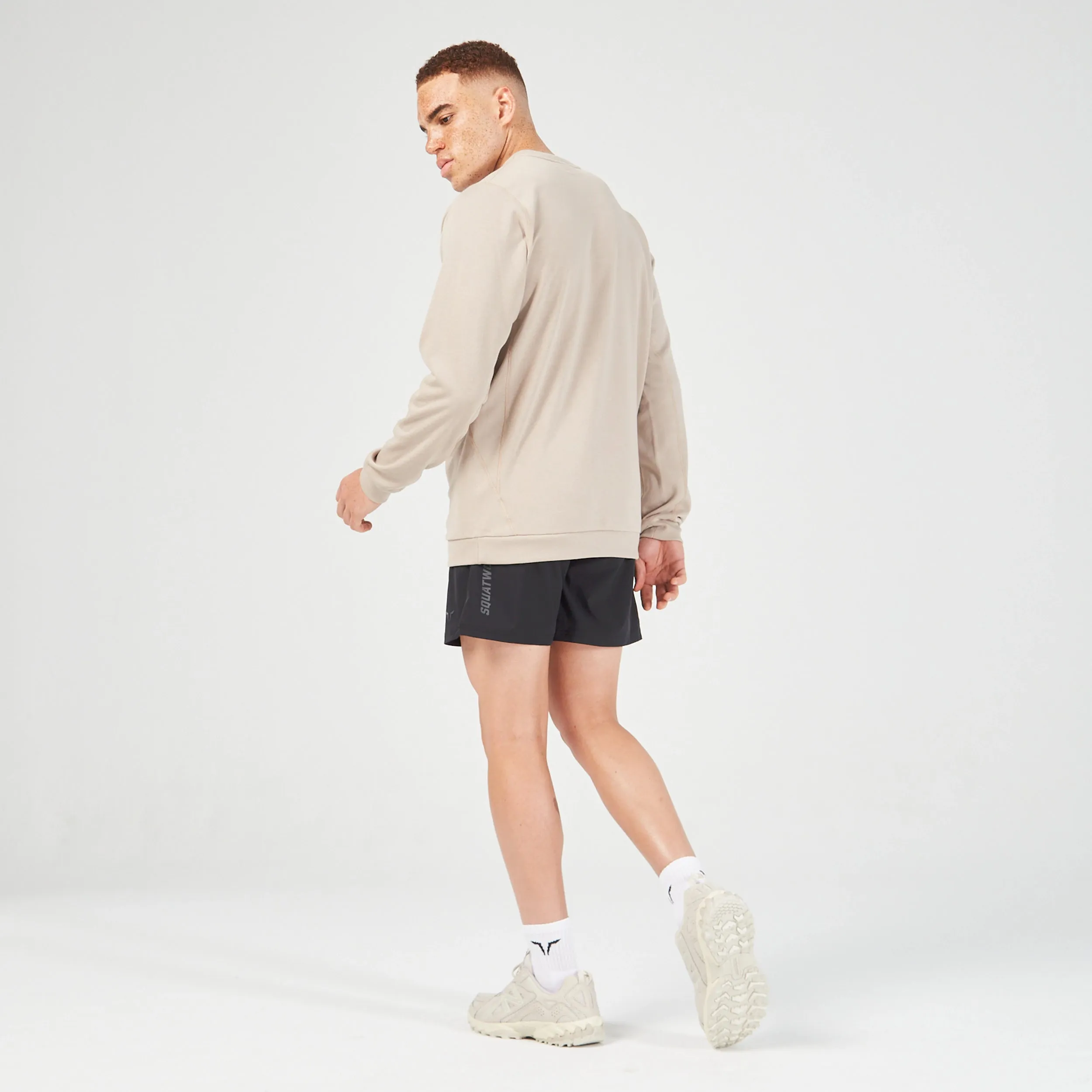 Essential Crew Neck Sweatshirt - Cobblestone