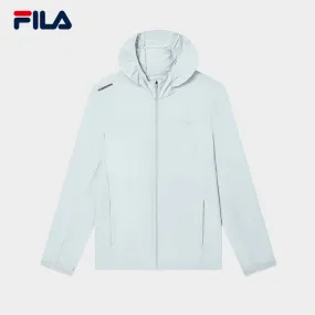 FILA CORE LIFESTYLE BLUE Men Woven Top (Ash)