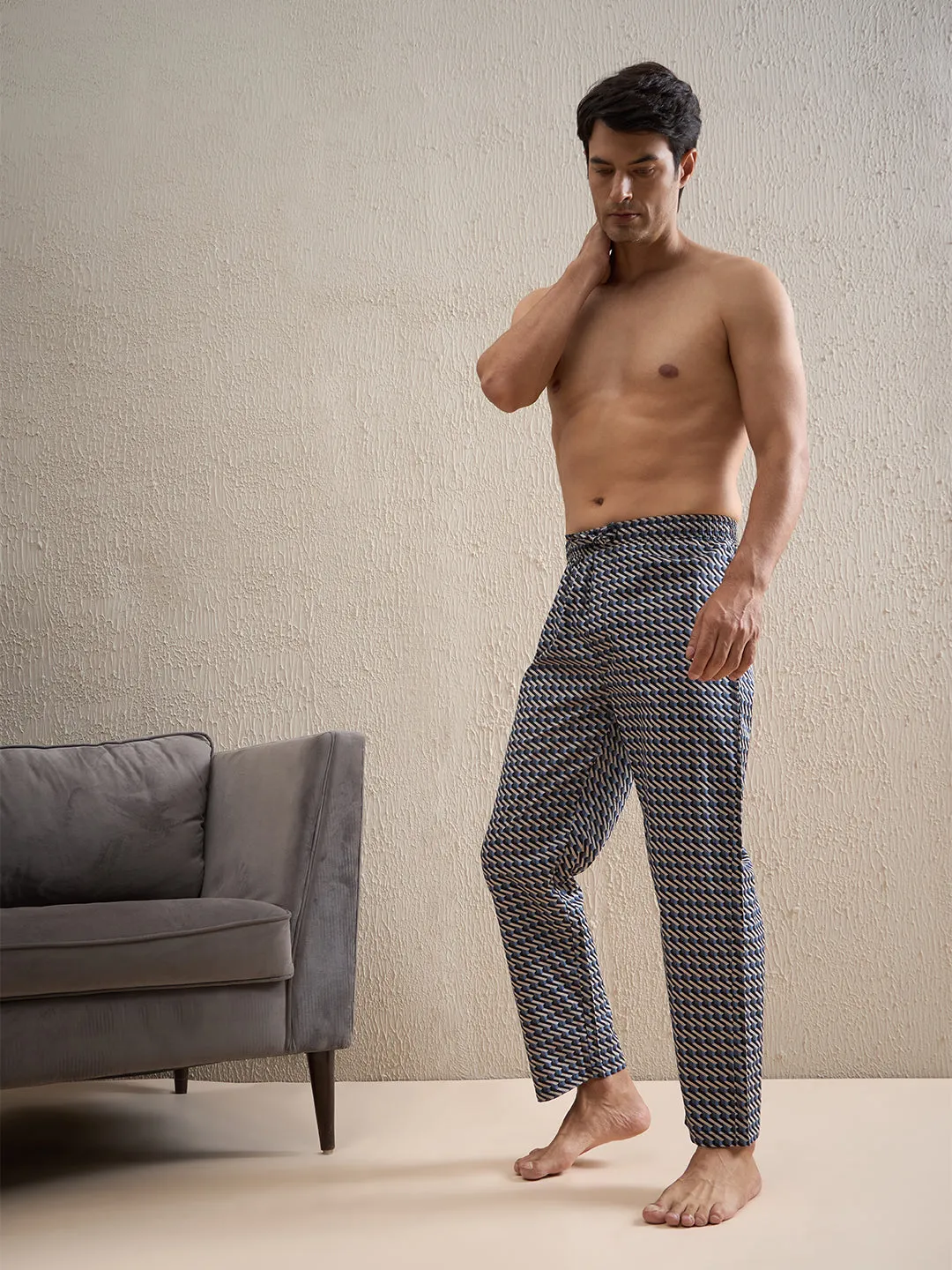 Gentlemen Printed Pant Set