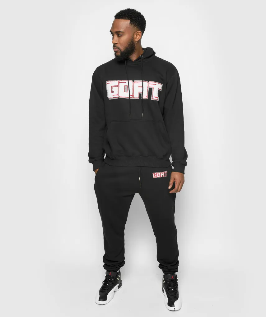 GOAT Classic Chenille Sweatsuit (Playoff Black)