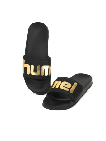 hummel CHUNK MEN SLIDERS Comfortable Cushioned Sole Arch Support Durable Lightweight Flexible Trendy Style Flip flops and Slippers Slides for Men Daily use Chappal