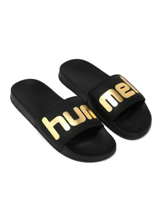 hummel CHUNK MEN SLIDERS Comfortable Cushioned Sole Arch Support Durable Lightweight Flexible Trendy Style Flip flops and Slippers Slides for Men Daily use Chappal