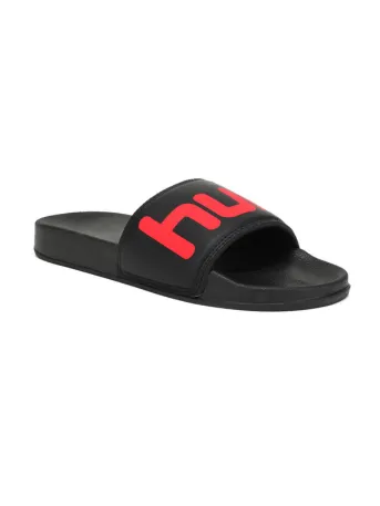 hummel CHUNK MEN SLIDERS Comfortable Cushioned Sole Arch Support Durable Lightweight Flexible Trendy Style Flip flops and Slippers Slides for Men Daily use Chappal