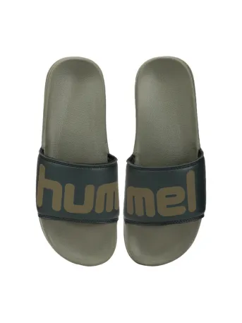 hummel CHUNK MEN SLIDERS Comfortable Cushioned Sole Arch Support Durable Lightweight Flexible Trendy Style Flip flops and Slippers Slides for Men Daily use Chappal