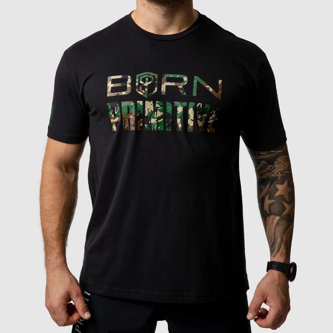 Hungriest Man Eats T-Shirt 2.0 (Woodland-Black)