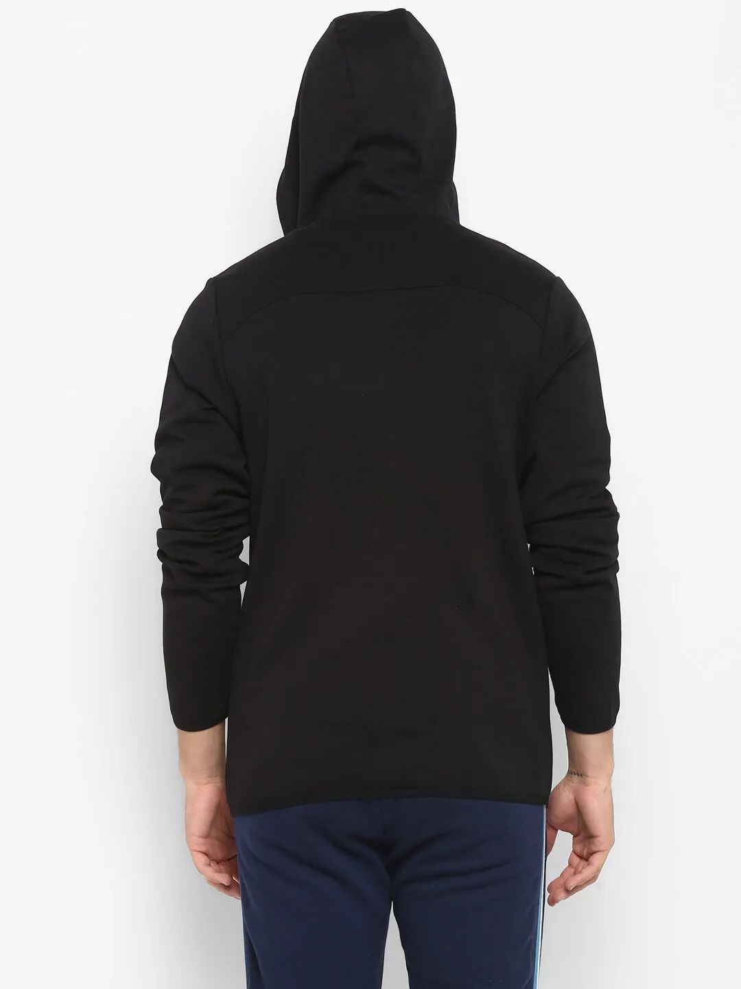 Itall Men Black Hoodie