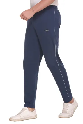 Jinxer Men Plus Size Winter Fleece Track Pants - Prime Blue