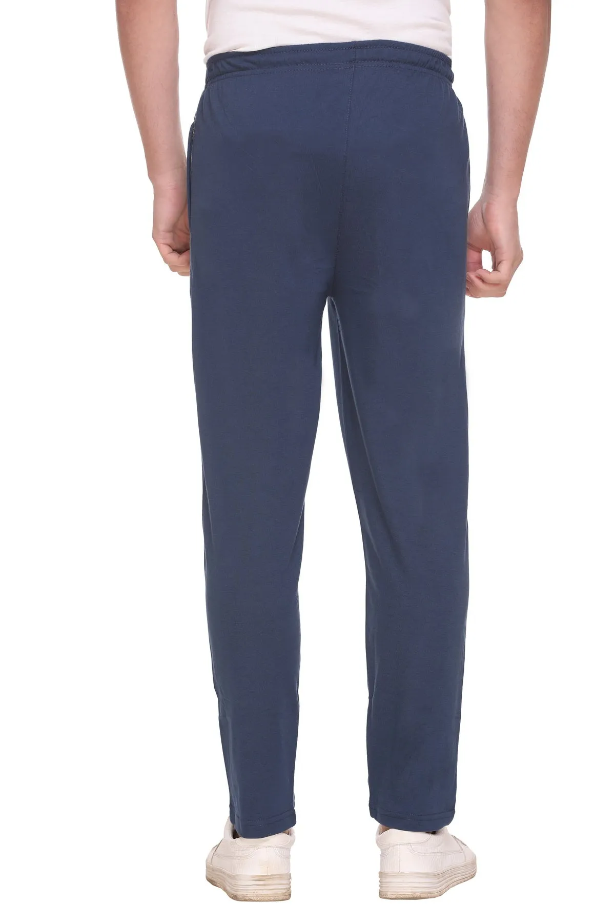 Jinxer Men Plus Size Winter Fleece Track Pants - Prime Blue