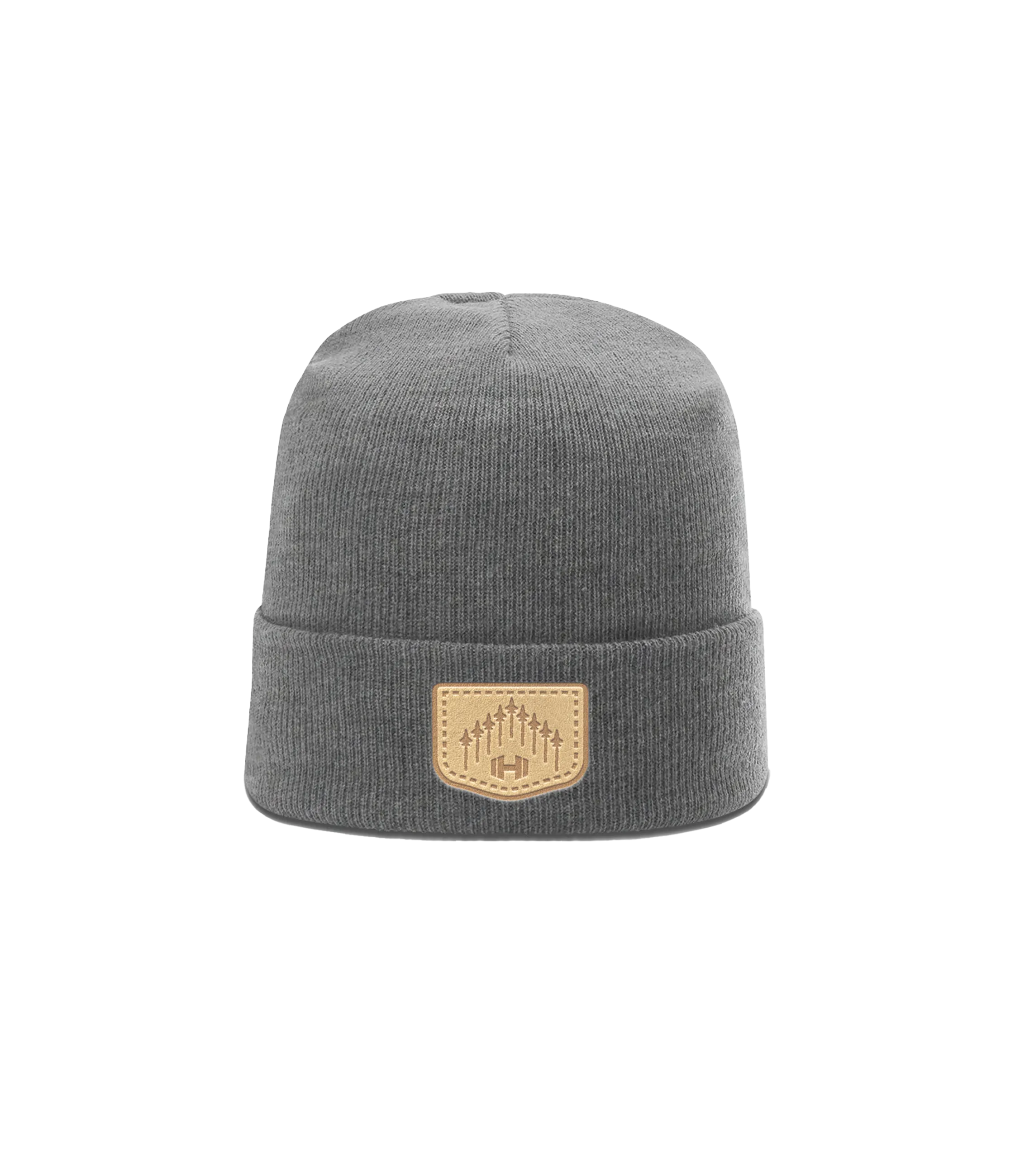 Leather Plane Cuff Beanie