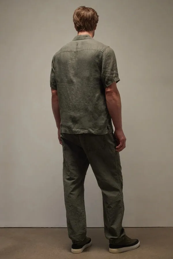 Linen Short Sleeve Pocket Shirt