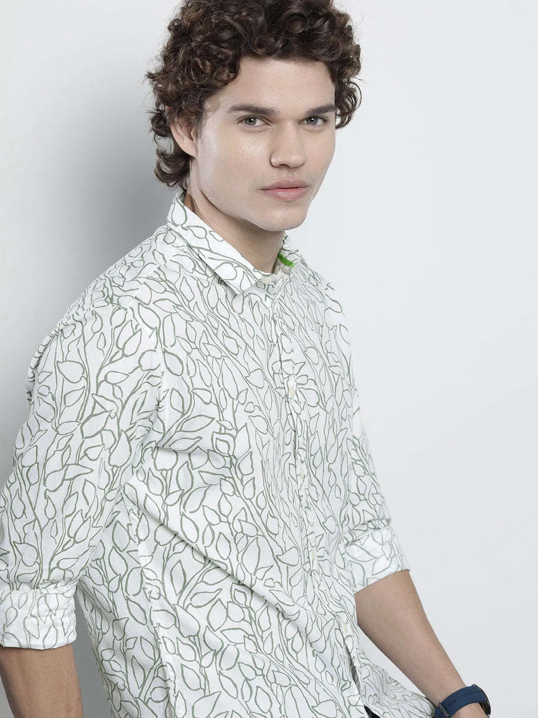 Men Abstract Printed Shirt