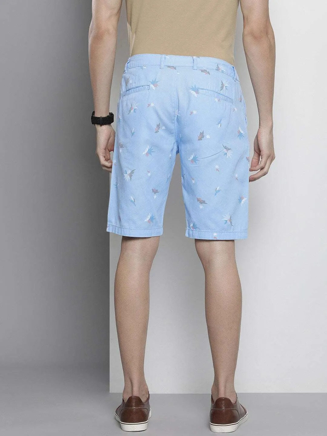 Men Abstract Printed Shorts