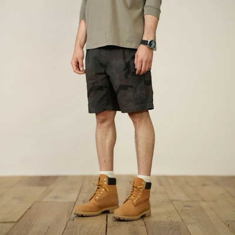 Men Camouflage Cargo Shorts