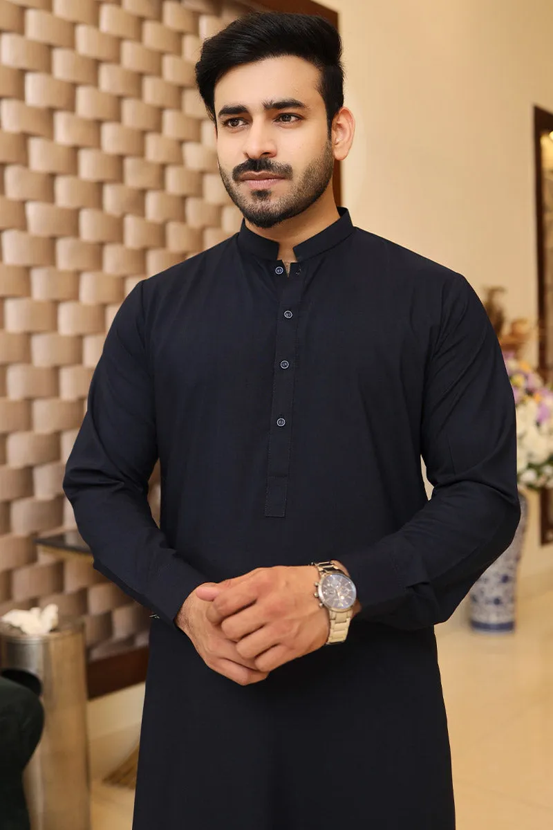 Men Premium Kameez Shalwar Navy