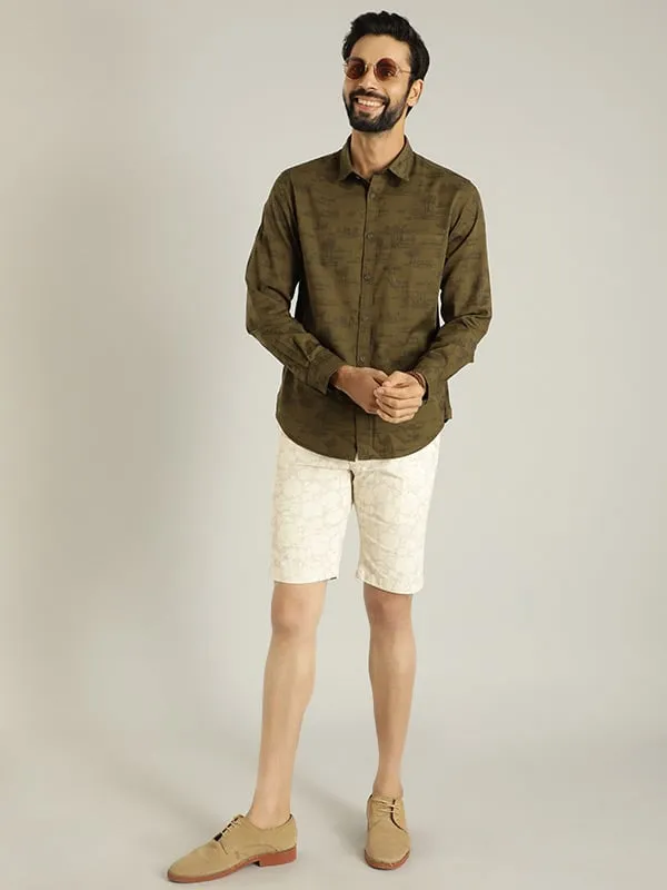 Men Printed Cotton Shorts