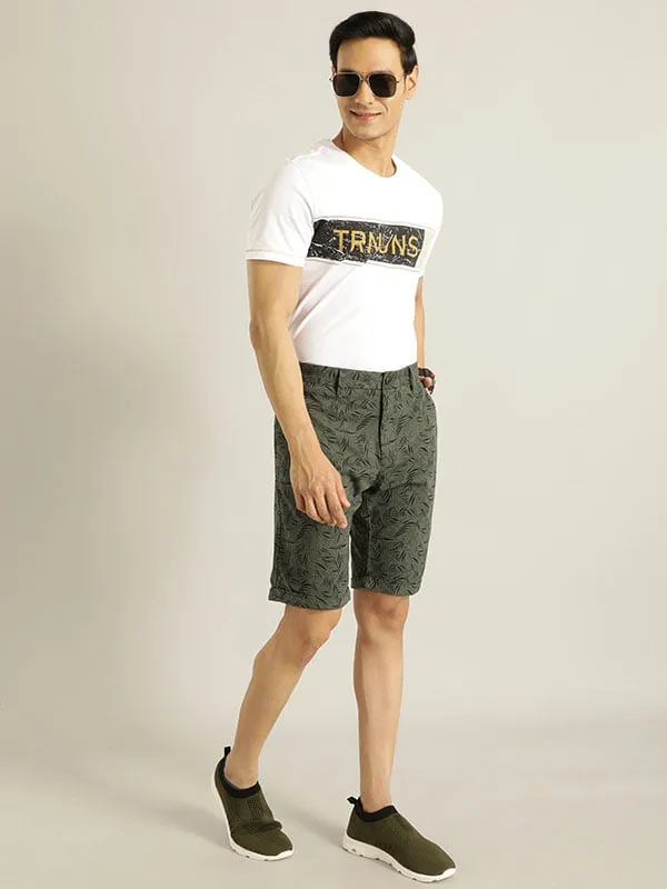 Men Printed Cotton Shorts