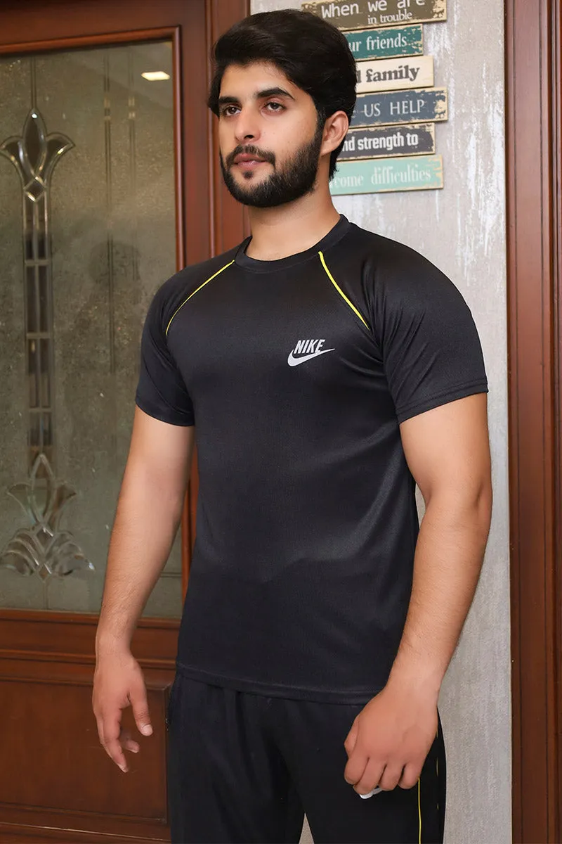 Men Summer Tracksuit Black