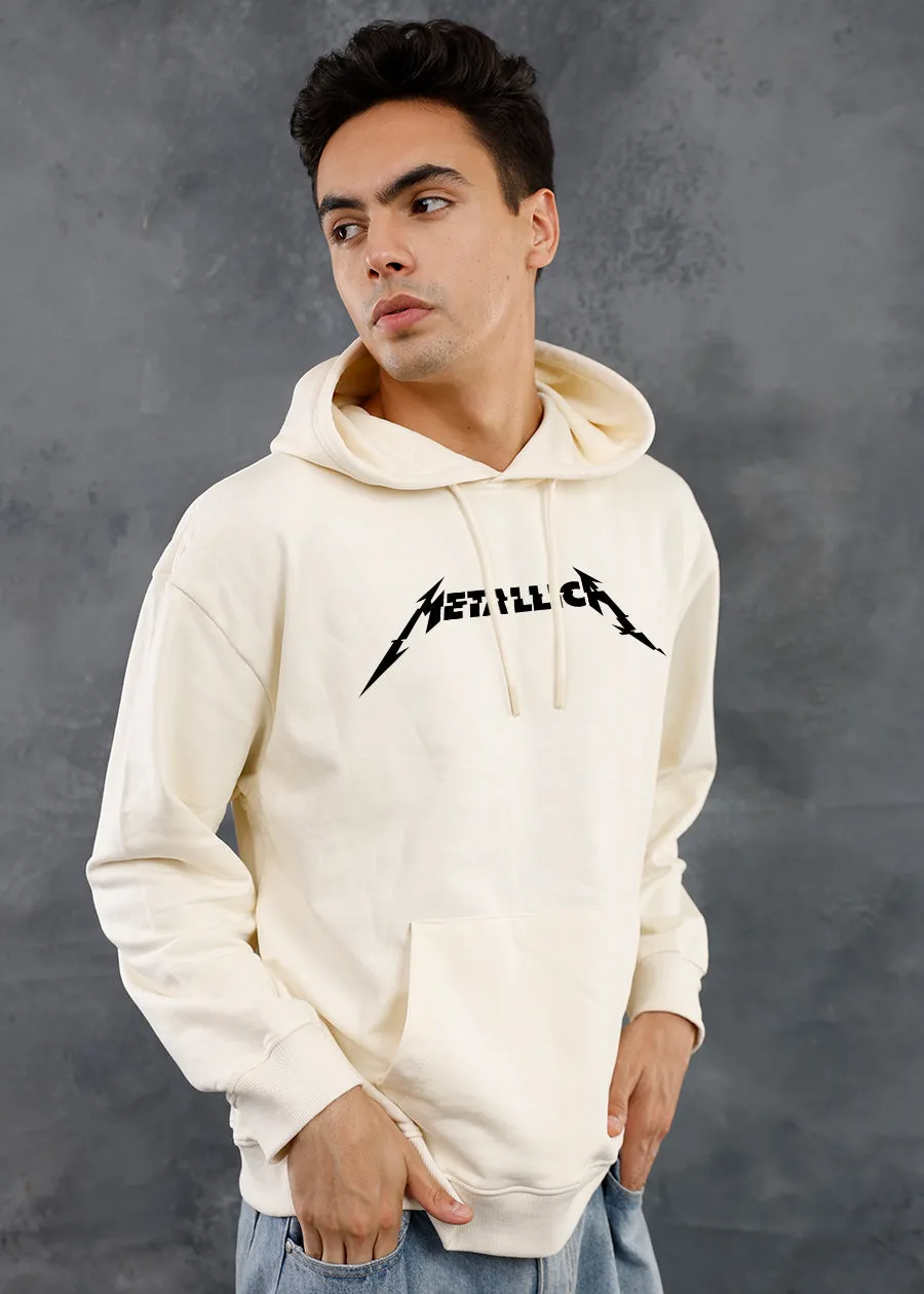 Metallica Rock Men Drop Shoulder Premium Terry Hoodie