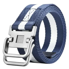 MROYALE™ Canvas Double Buckle Tactical Belt | Adjustable Survival Army Rigger Waistband