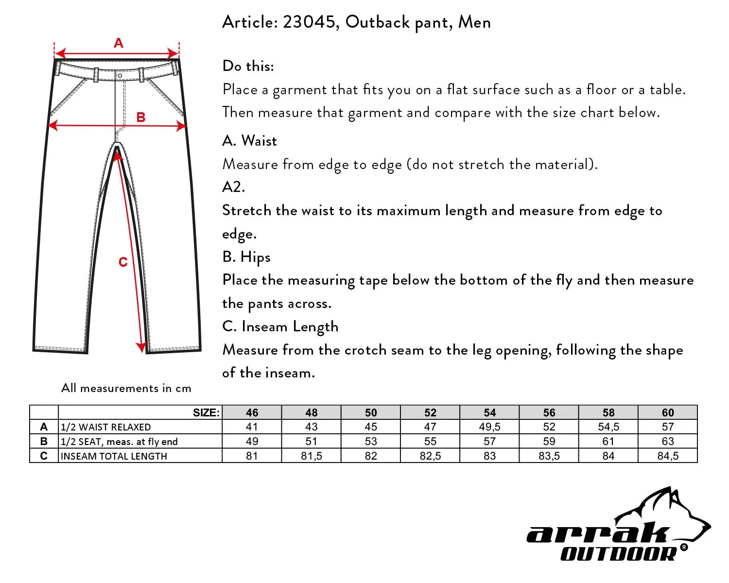 Outback Pants Men (Green)