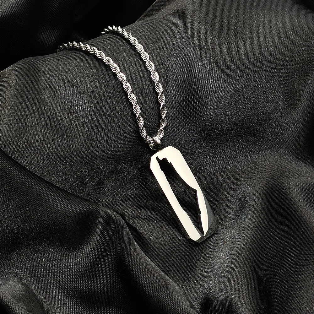 Palestine Tag Necklace | Men