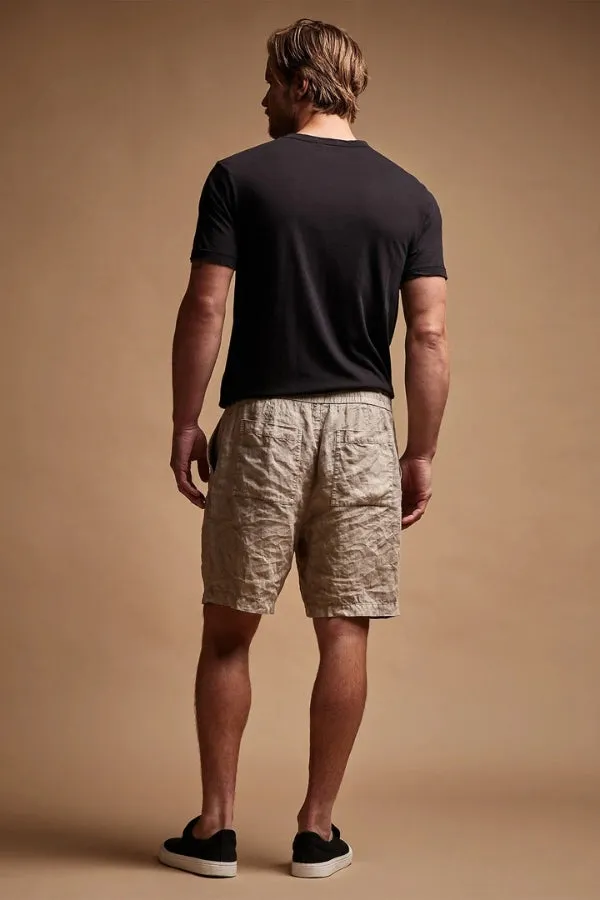 Relaxed Fit Linen Short