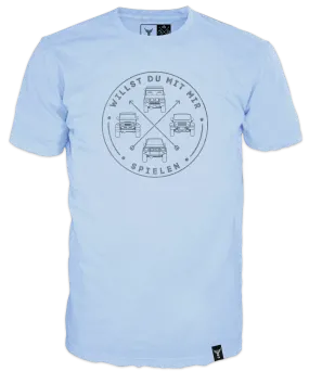 T-Shirt 14Ender® 4 Wheeling light blue