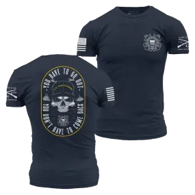 USCG - Guardians Of The Waves T-Shirt - Midnight Navy