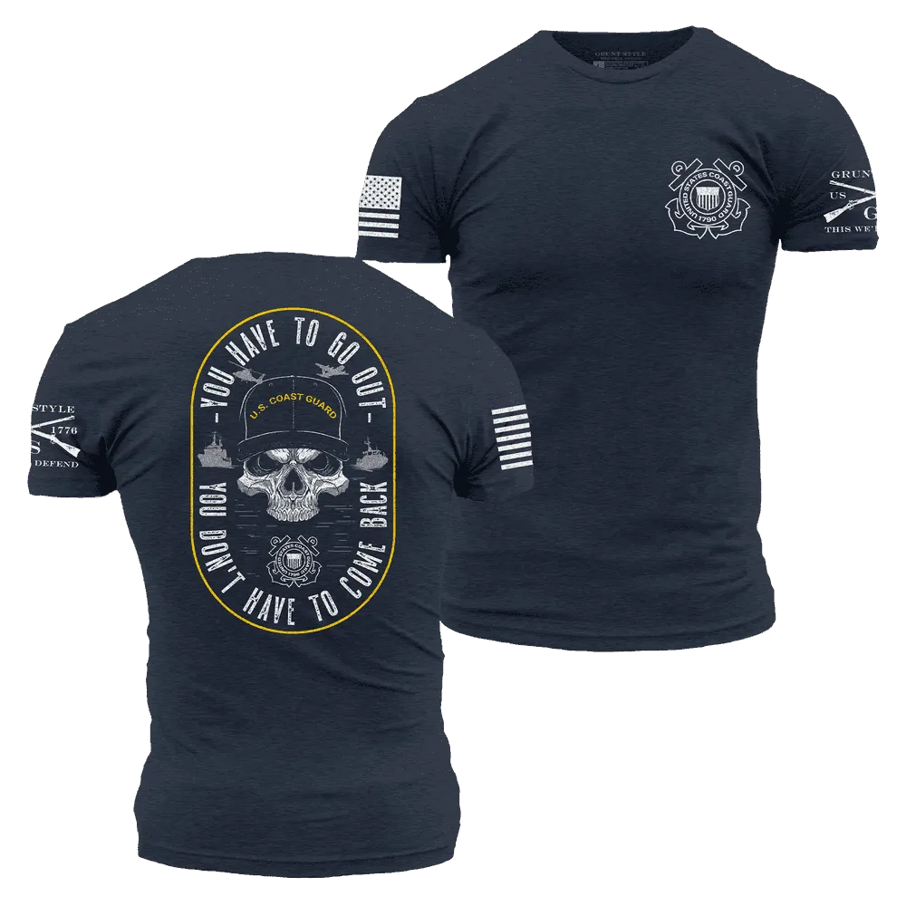 USCG - Guardians Of The Waves T-Shirt - Midnight Navy