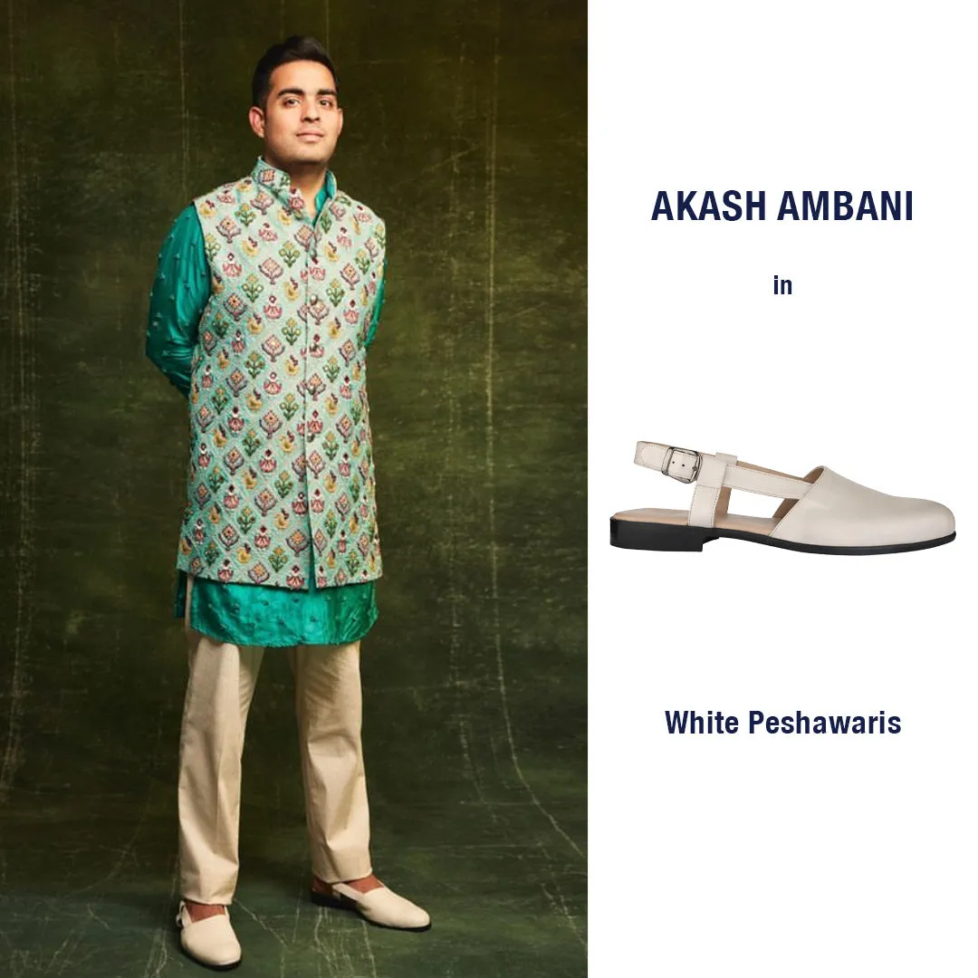 White Peshawaris For Men