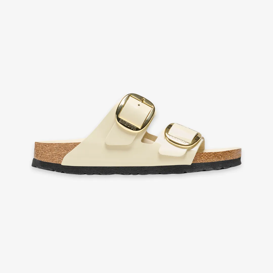 womens birkenstock arizona big buckle (ecru)