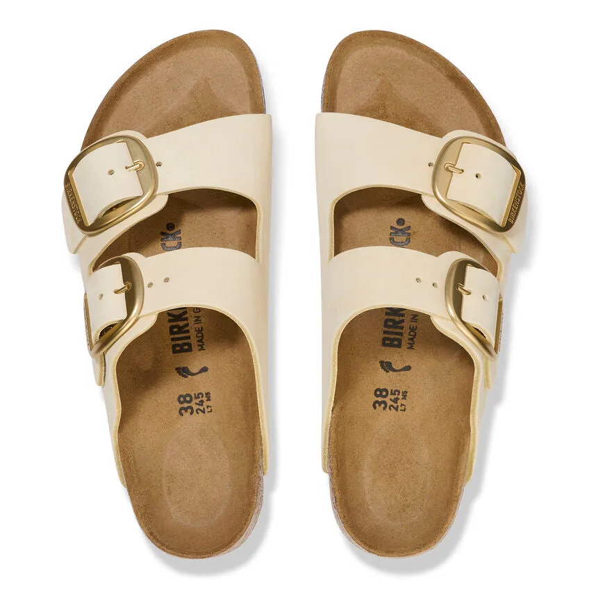 womens birkenstock arizona big buckle (ecru)